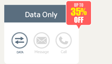 Data ONLY 35% OFF