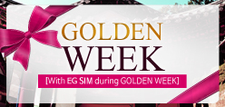 [EVENT] With EG SIM during GOLDEN WEEK.